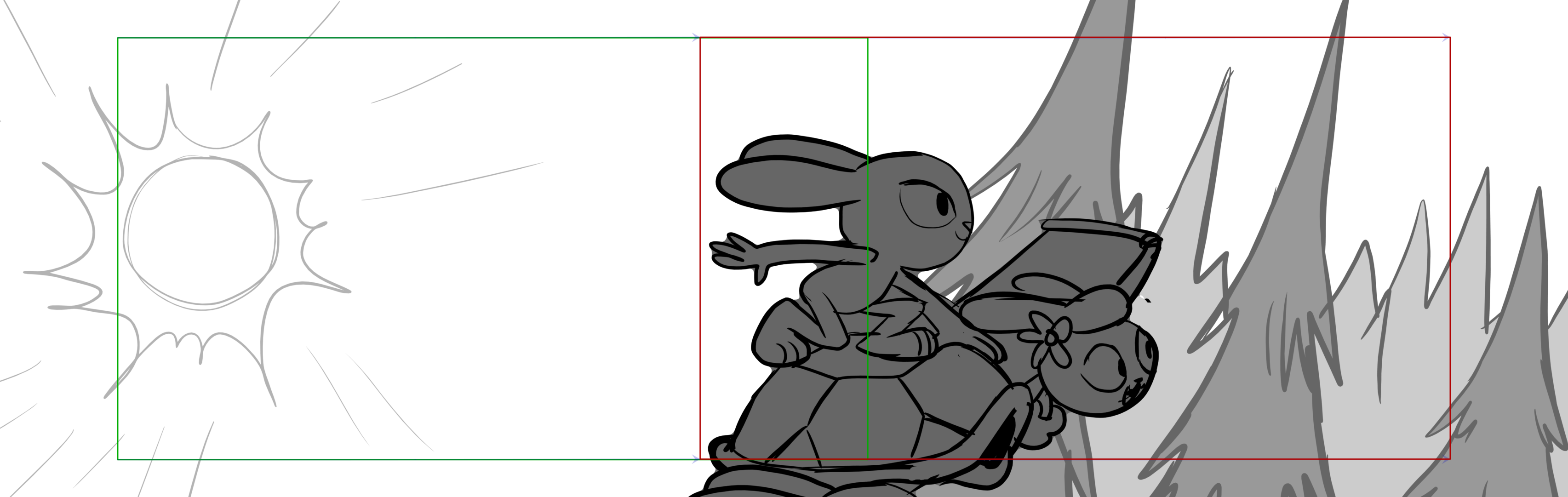 Venom Wars — Escena 14, panel 5, storyboard by Melissa Ballesteros